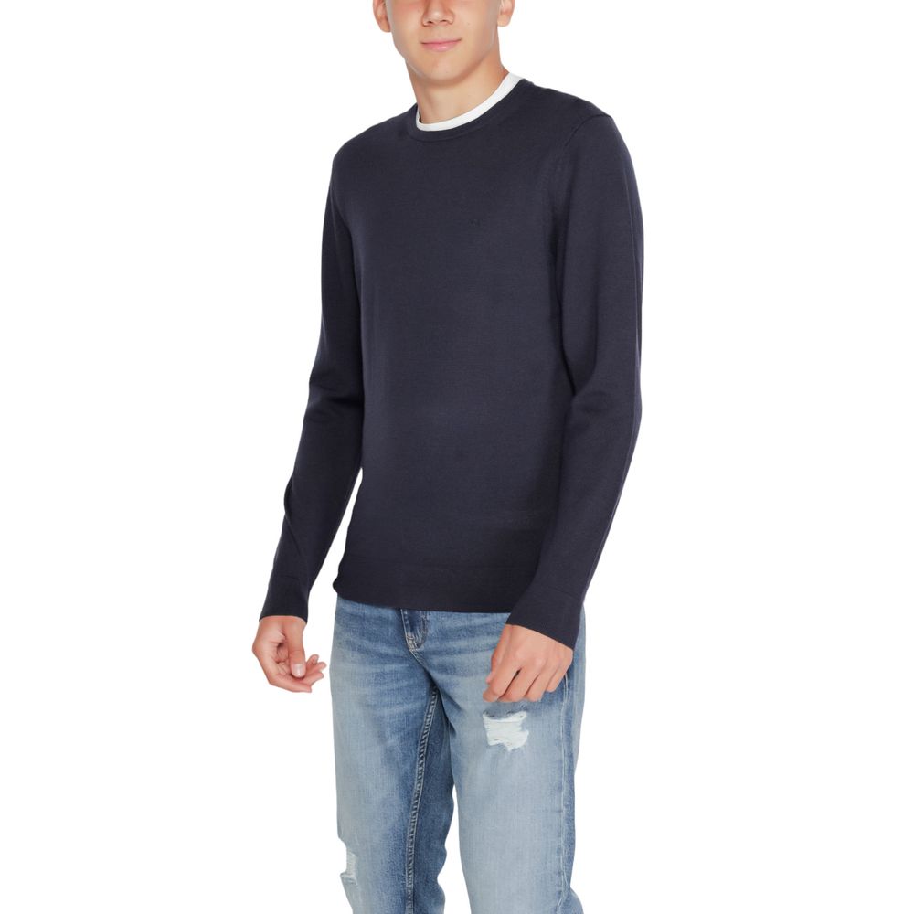 Calvin Klein Blue Recycled Wool Sportswear -   -  Calvin Klein.