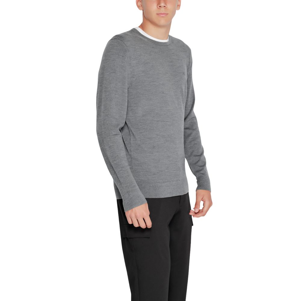Calvin Klein Gray Recycled Wool Sportswear -   -  Calvin Klein.