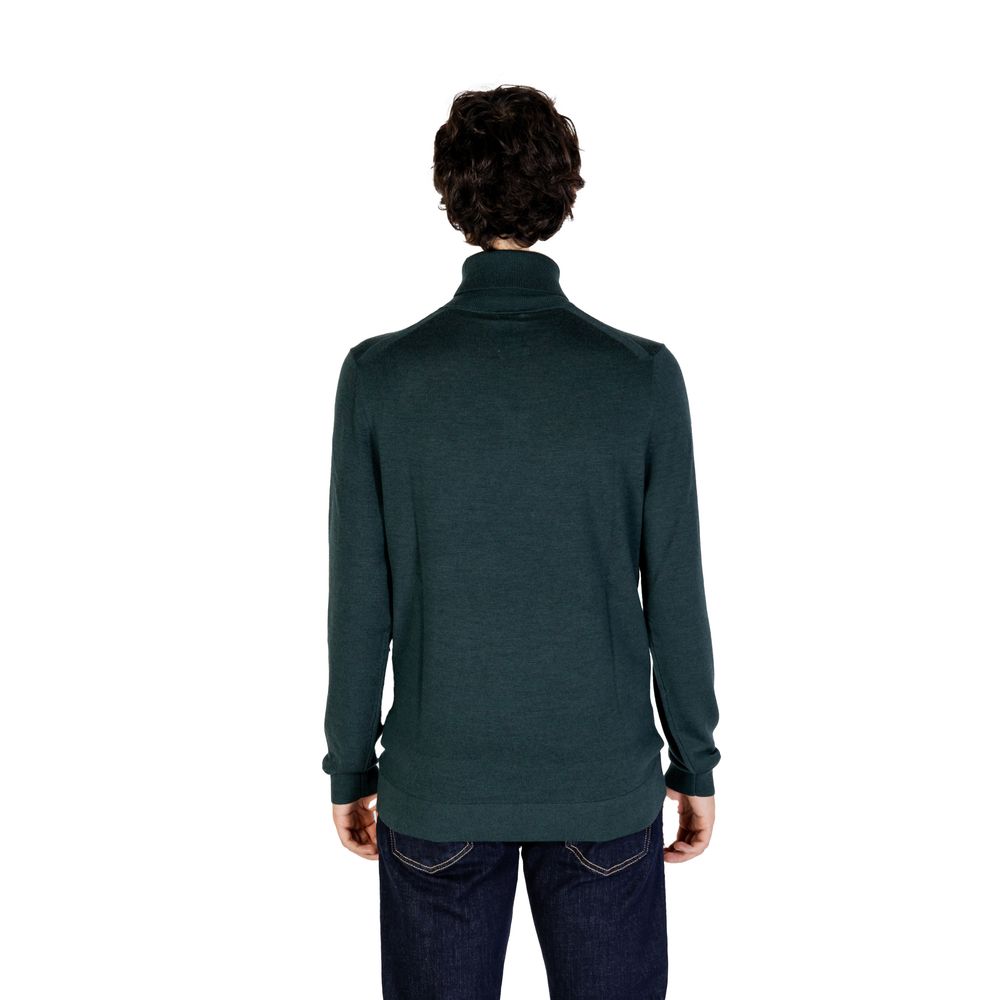 Calvin Klein Green Wool Turtleneck -   -  Calvin Klein.