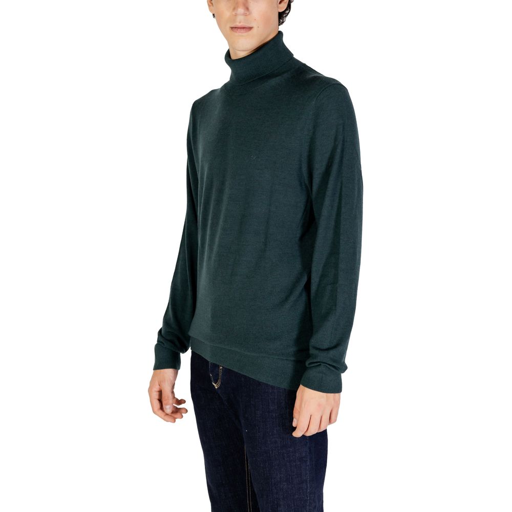 Calvin Klein Green Wool Turtleneck -   -  Calvin Klein.