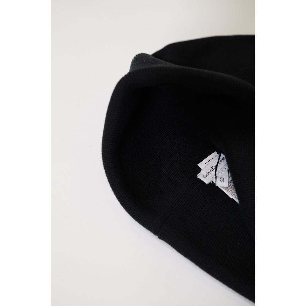 Calvin Klein Jeans Black Recycled Polyester Caps Baseball Hat -   -  Calvin Klein Jeans.