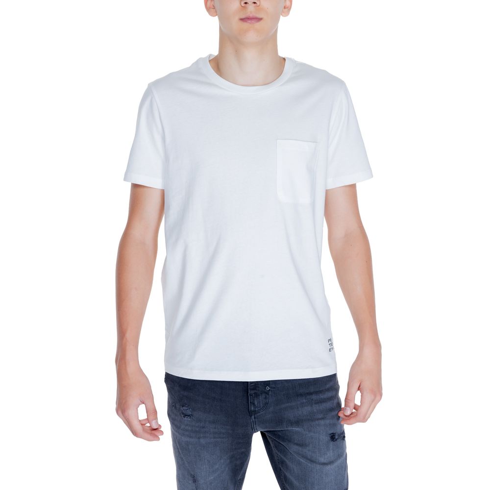 Peuterey White Cotton T-Shirt -   -  Peuterey.