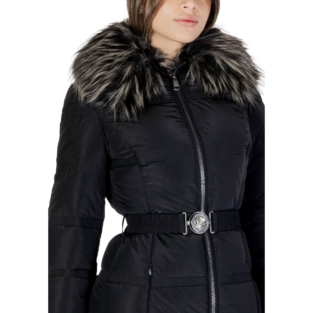 Guess Black Polyester Jackets & Coat -   -  Guess.