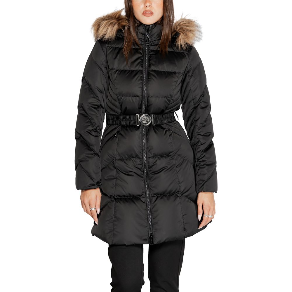 Guess Black Polyester Jackets & Coat -   -  Guess.