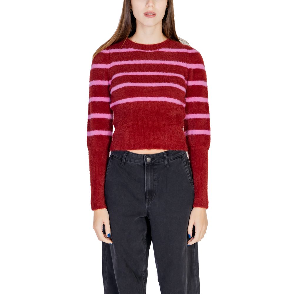 Only Red Nylon Sweater -   -  Only.