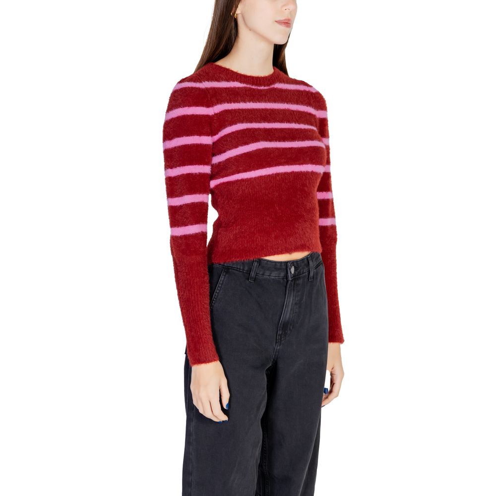 Only Red Nylon Sweater -   -  Only.
