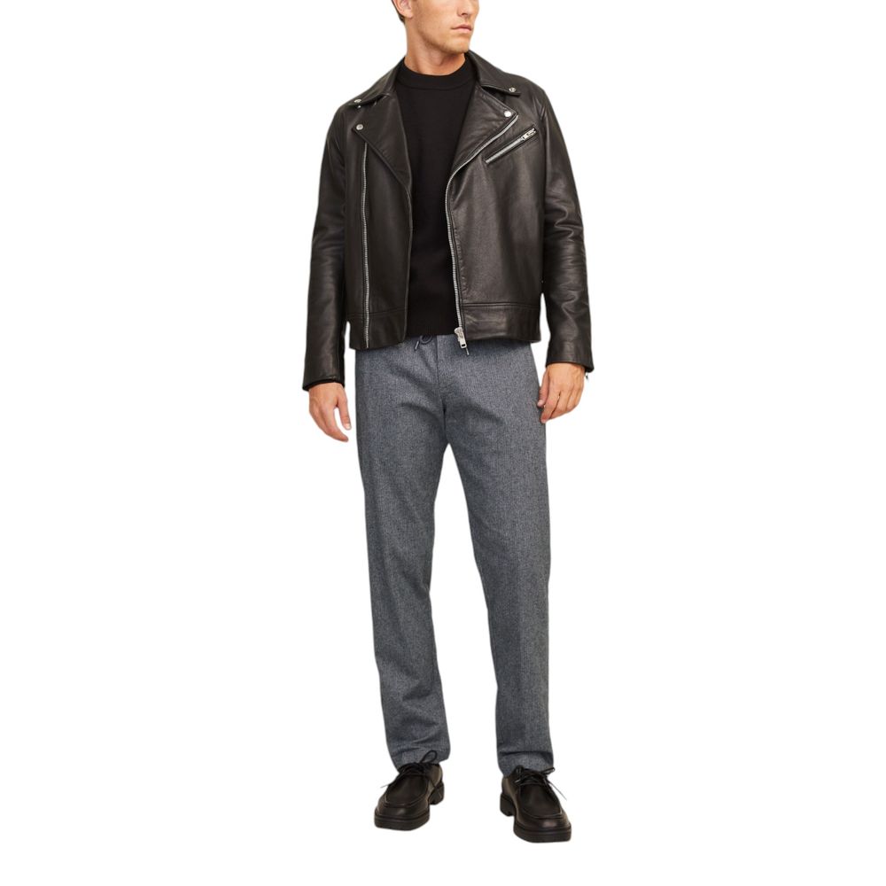 Jack Jones Gray Cotton Pant -   -  Jack Jones.