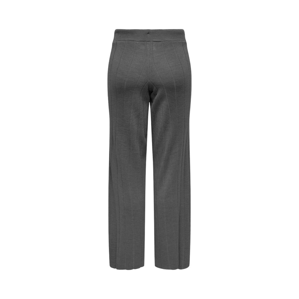 Only Gray Marabou Pant -   -  Only.