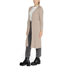 Only Beige Marabou Cardigan -   -  Only.
