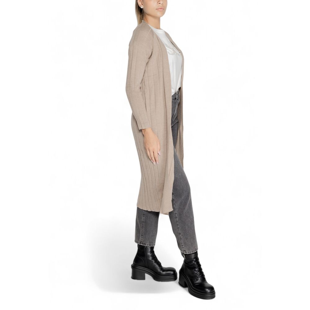 Only Beige Marabou Cardigan -   -  Only.