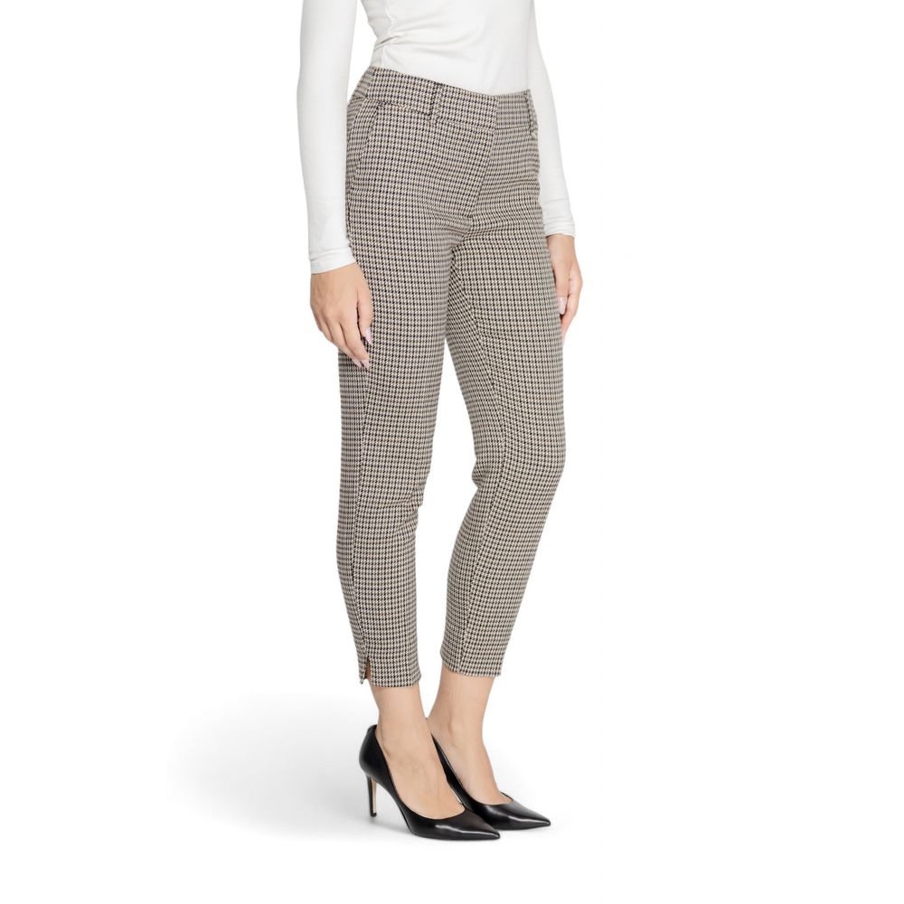 Only Beige Polyester Pant -   -  Only.