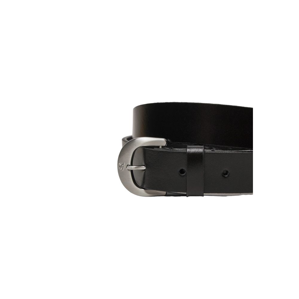 Calvin Klein Jeans Black Leather Belt -   -  Calvin Klein Jeans.
