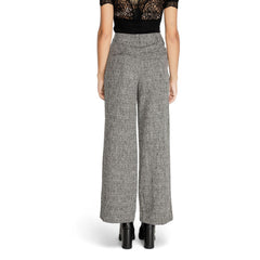 Vila Clothes Black Recycled Polyester Pant -   -  Vila Clothes.