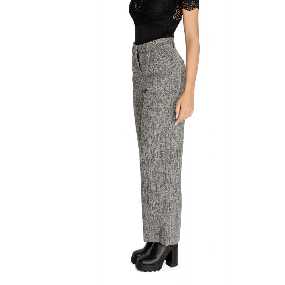 Vila Clothes Black Recycled Polyester Pant -   -  Vila Clothes.