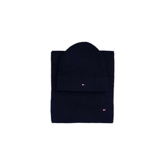 Tommy Hilfiger Blue Cotton Scarf -   -  Tommy Hilfiger.