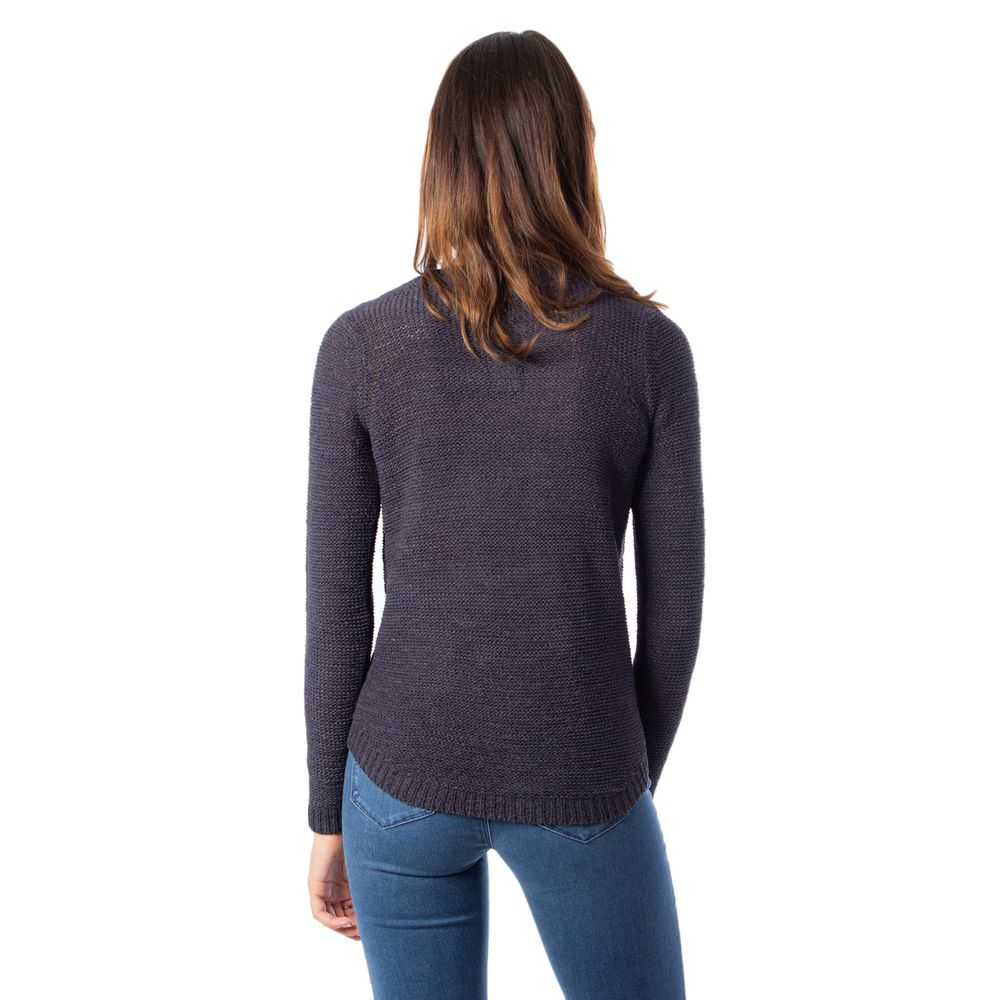 Only Blue Marabou Sweater -   -  Only.