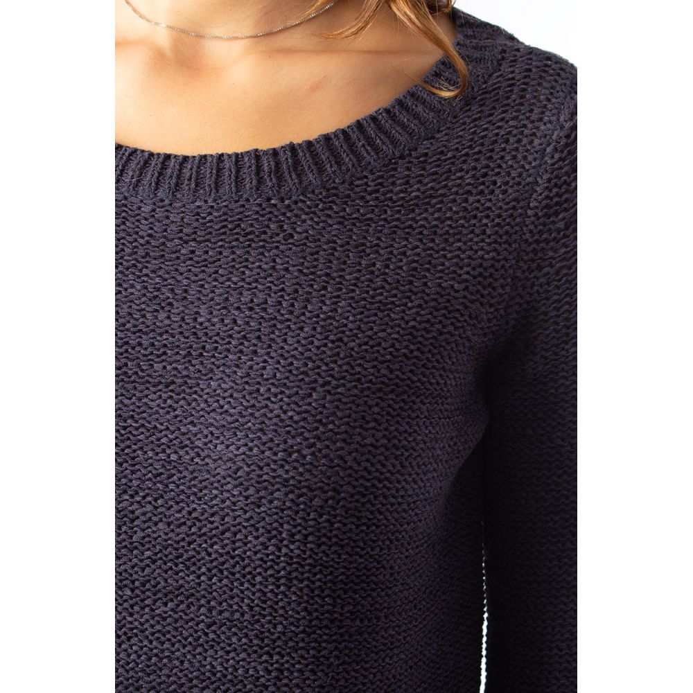 Only Blue Marabou Sweater -   -  Only.