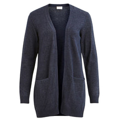 Vila Clothes Blue Viscose Cardigan -   -  Vila Clothes.