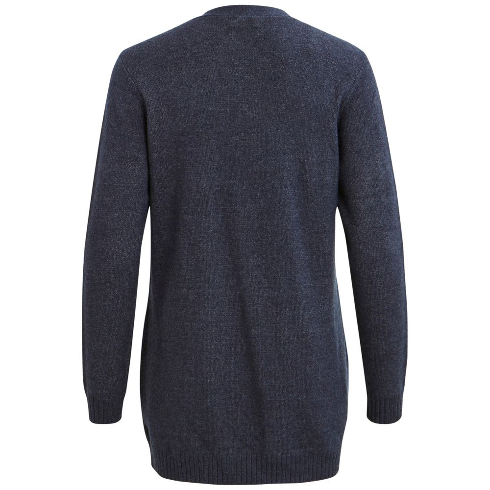 Vila Clothes Blue Viscose Cardigan -   -  Vila Clothes.