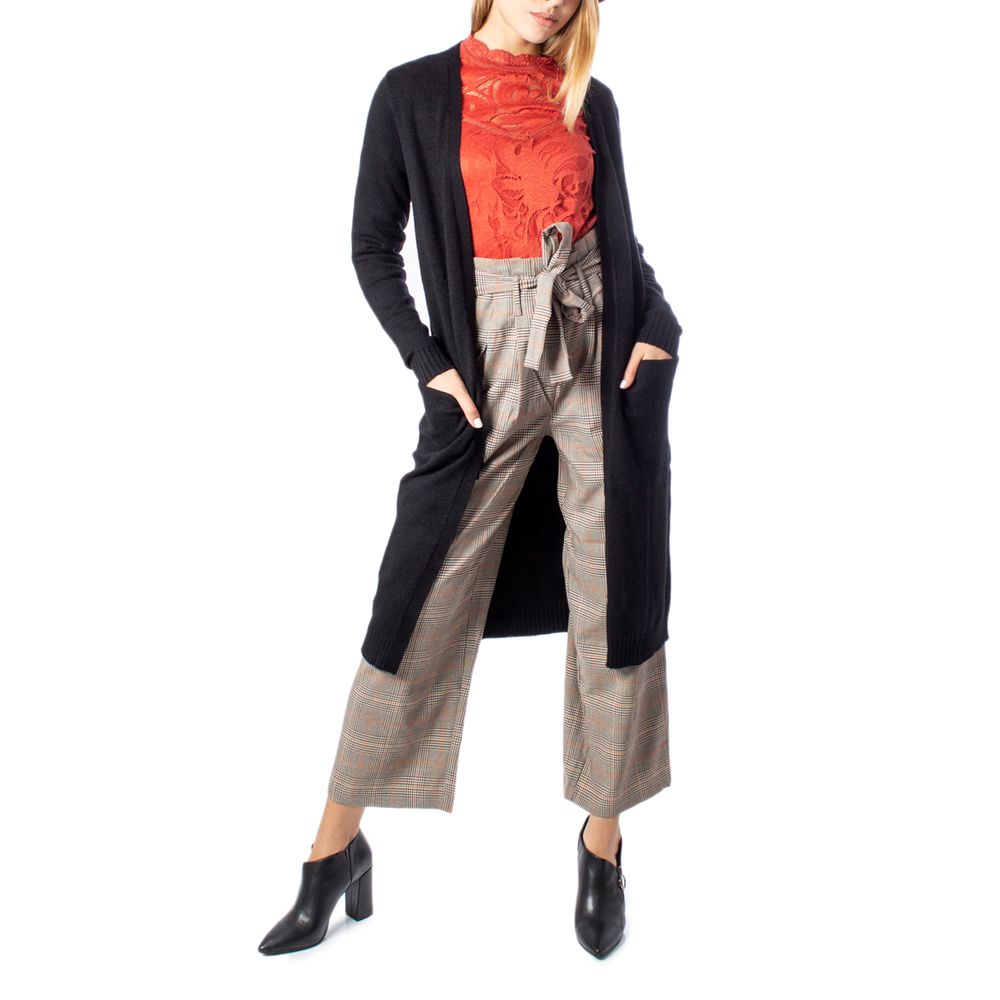 Vila Clothes Black Viscose Cardigan -   -  Vila Clothes.