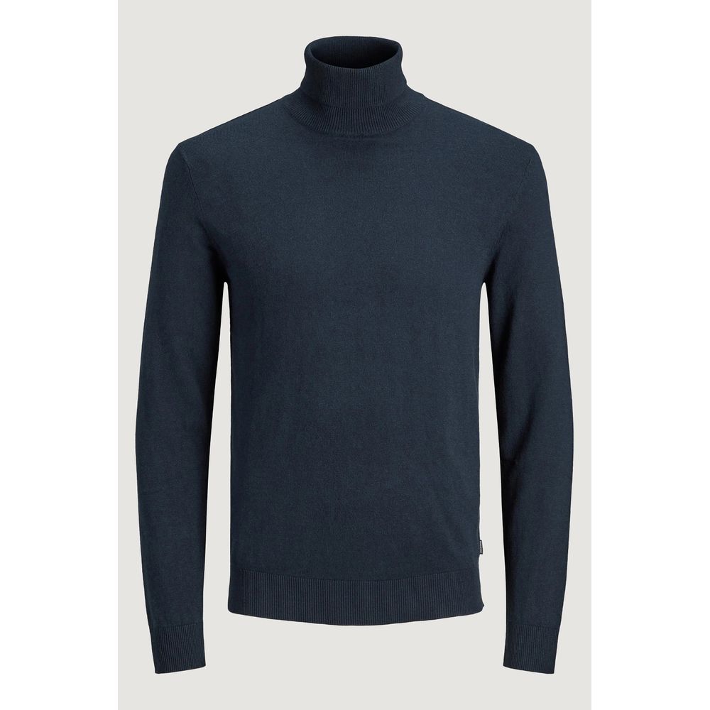 Jack Jones Blue Cotton Turtleneck -   -  Jack Jones.