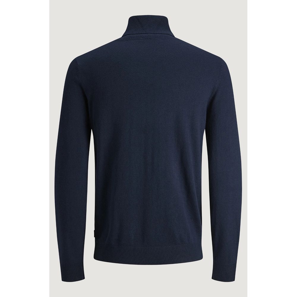 Jack Jones Blue Cotton Turtleneck -   -  Jack Jones.