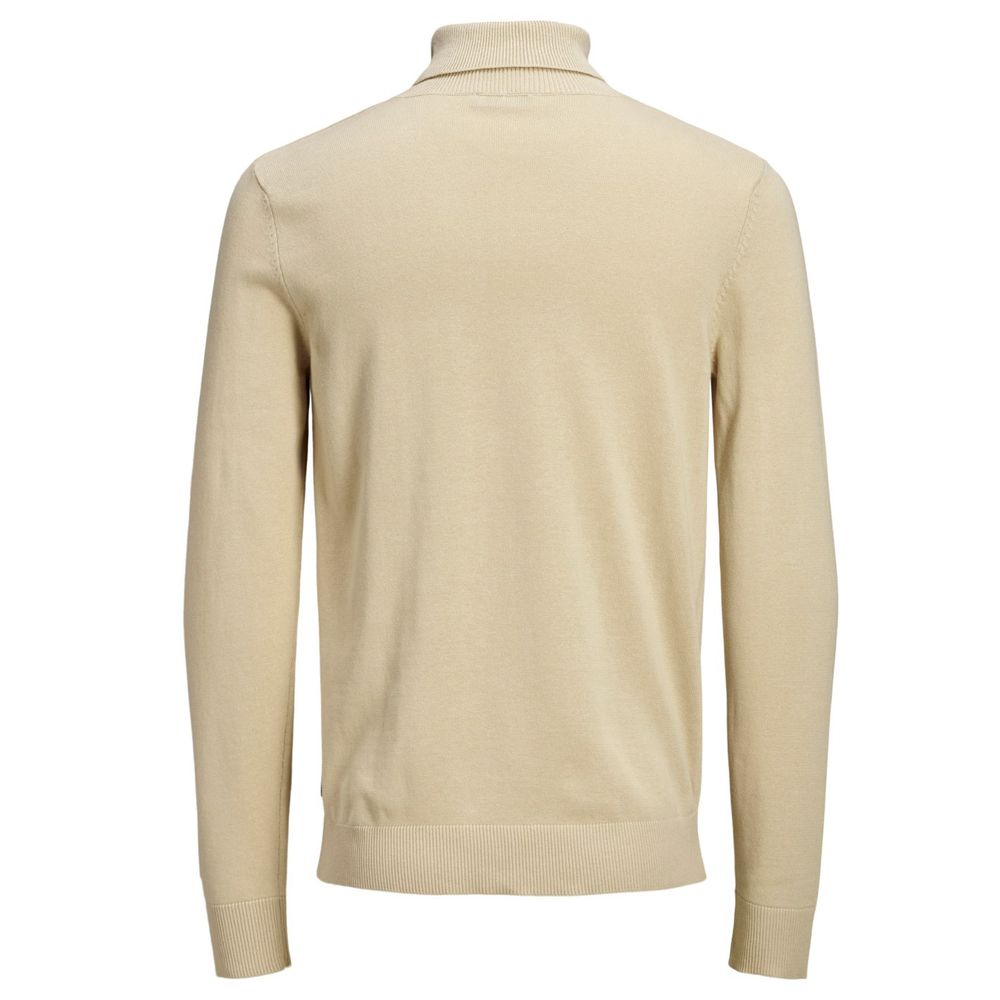 Jack Jones Beige Cotton Turtleneck -   -  Jack Jones.