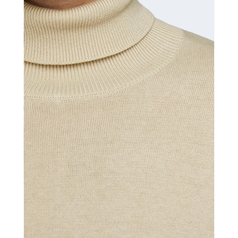 Jack Jones Beige Cotton Turtleneck -   -  Jack Jones.