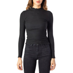 Only Black Polyester Turtleneck -   -  Only.