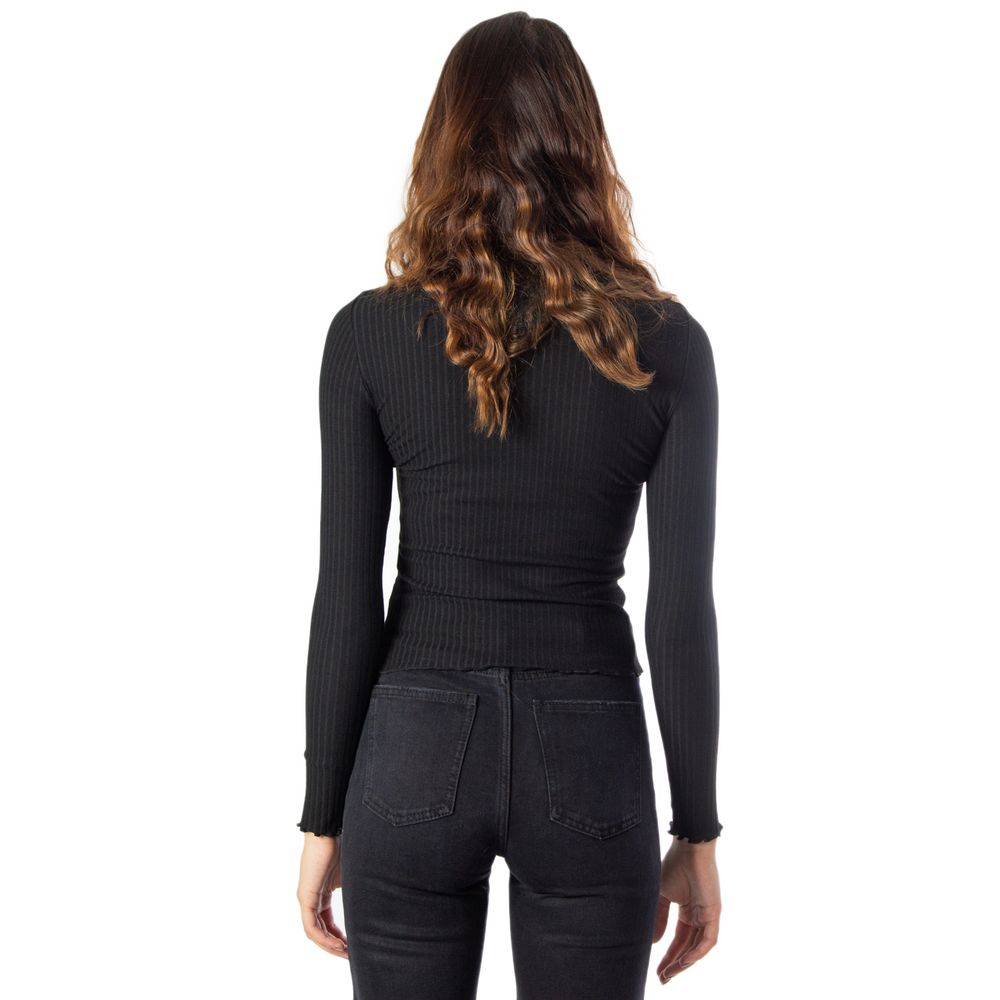 Only Black Polyester Turtleneck -   -  Only.