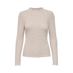 Only Beige Polyester Turtleneck -   -  Only.