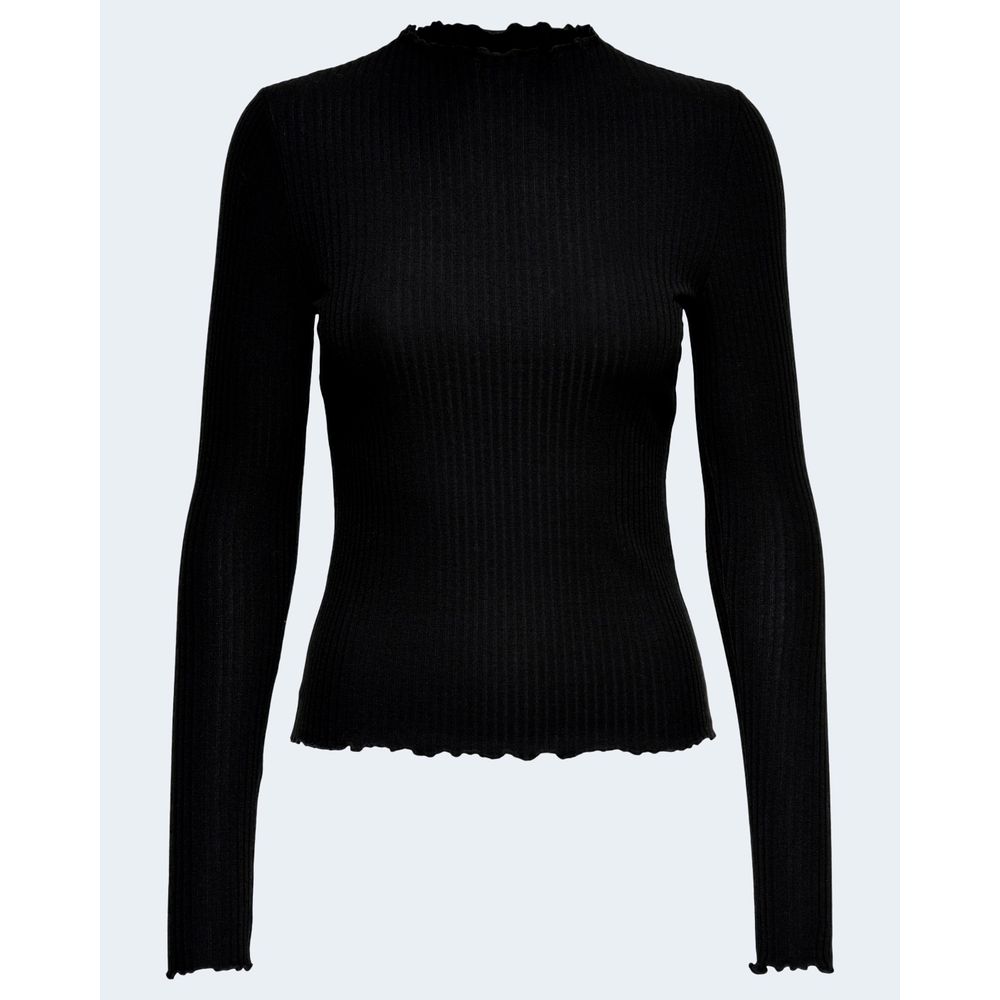 Only Black Polyester Turtleneck -   -  Only.