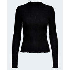 Only Black Polyester Turtleneck -   -  Only.
