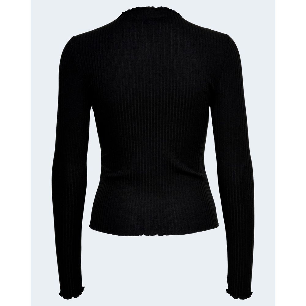 Only Black Polyester Turtleneck -   -  Only.