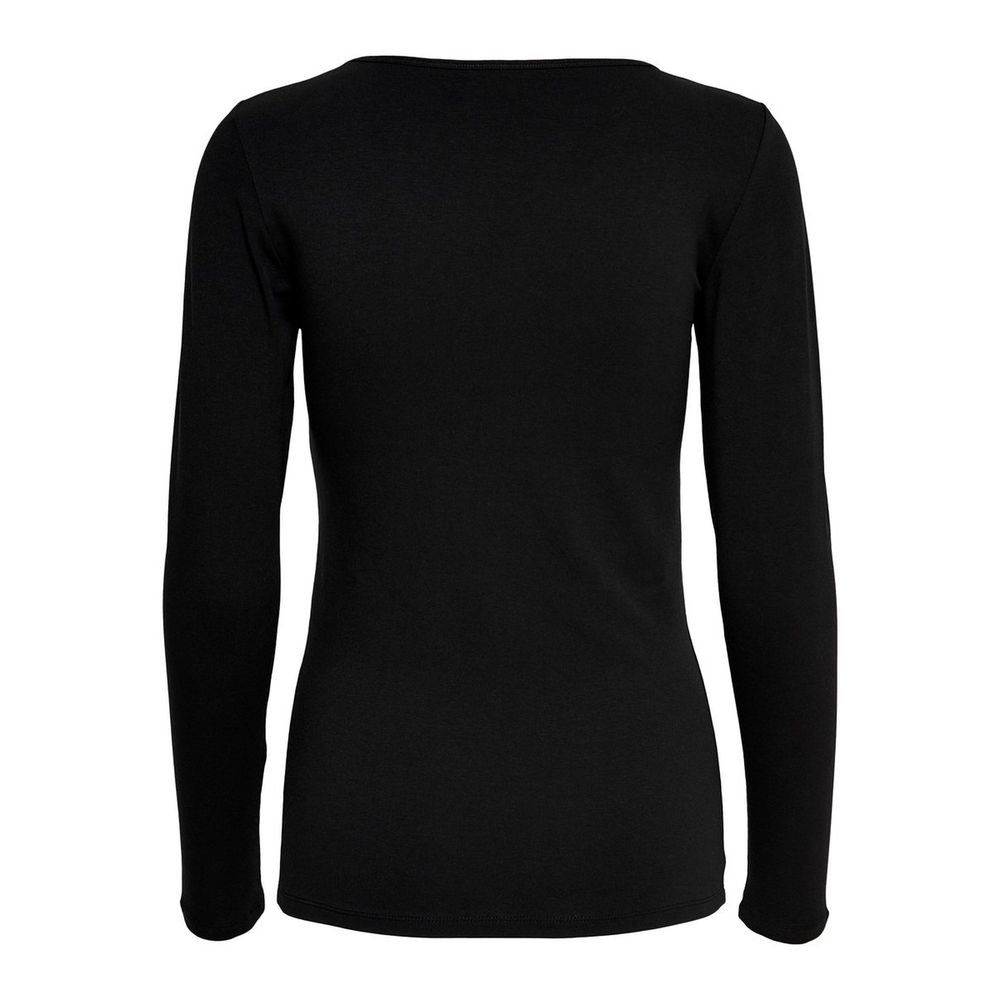 Only Black Cotton Long Sleeve -   -  Only.