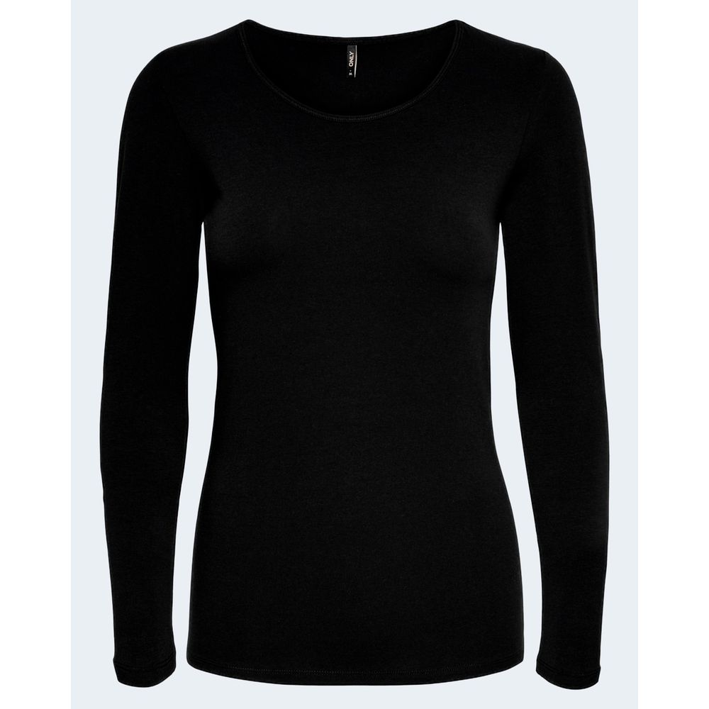 Only Black Cotton Long Sleeve -   -  Only.