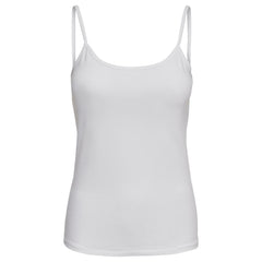 Only White Cotton Tank Top -   -  Only.