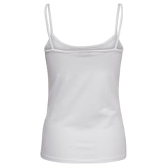 Only White Cotton Tank Top -   -  Only.