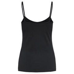 Only Black Cotton Tank Top -   -  Only.