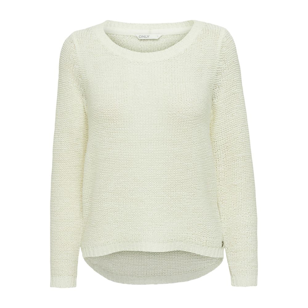 Only White Polyester Sweater -   -  Only.