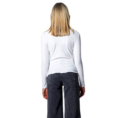 Only White Polyester Turtleneck -   -  Only.