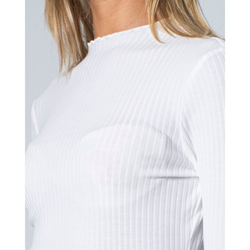 Only White Polyester Turtleneck -   -  Only.
