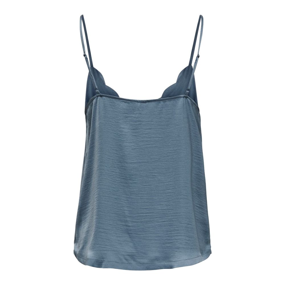 Only Blue Polyester Tank Top -   -  Only.