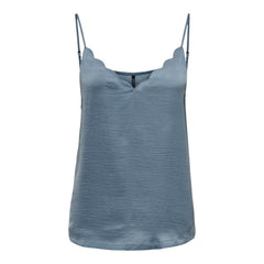 Only Blue Polyester Tank Top -   -  Only.