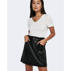 Only Black Polyester Mini -   -  Only.