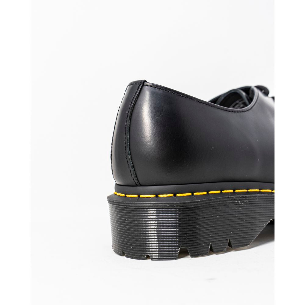 Dr. Martens Black Leather Oxfords And Derby -   -  Dr. Martens.