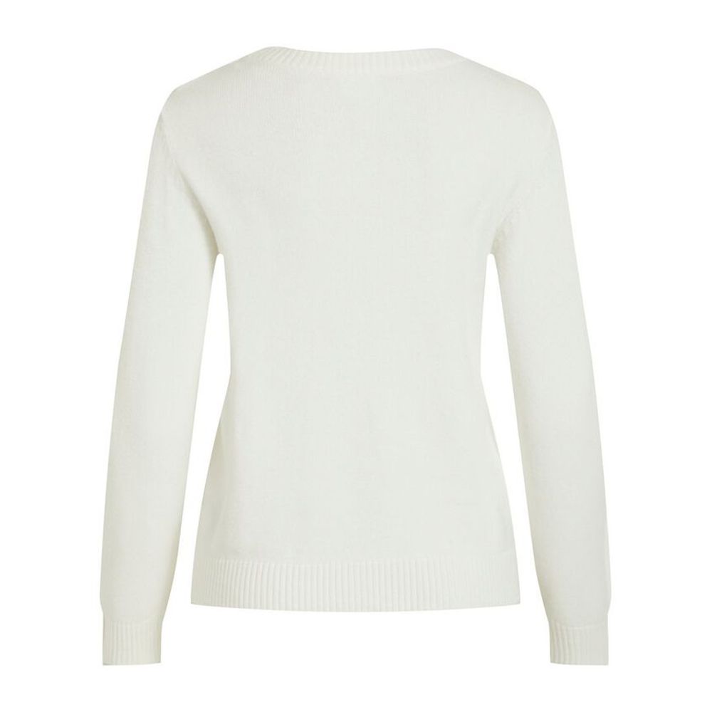 Vila Clothes White Viscose Sweater -   -  Vila Clothes.