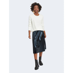 Vila Clothes White Viscose Sweater -   -  Vila Clothes.
