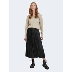 Vila Clothes Beige Viscose Sweater -   -  Vila Clothes.