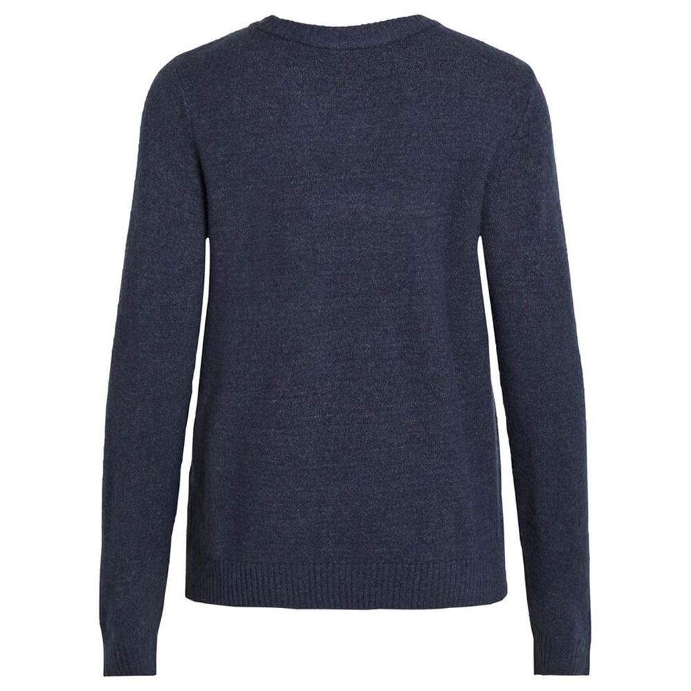 Vila Clothes Blue Viscose Sweater -   -  Vila Clothes.